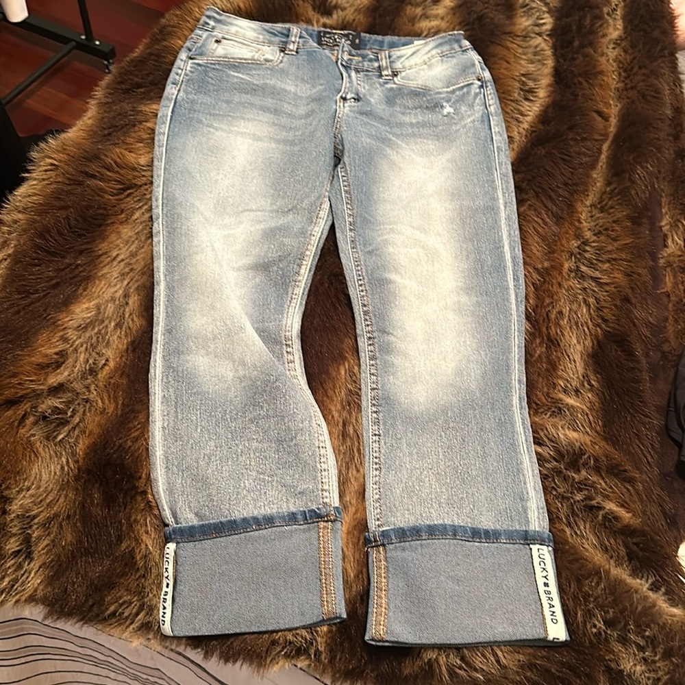 Girls Lucky Straight Crop Jean Size 16
